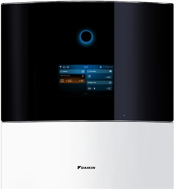 MMI4 5-inch touchscreen op de Daikin Altherma 4 H binnenunit