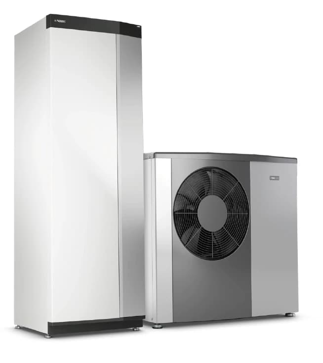 NIBE lucht/water warmtepomp S-serie + F-serie