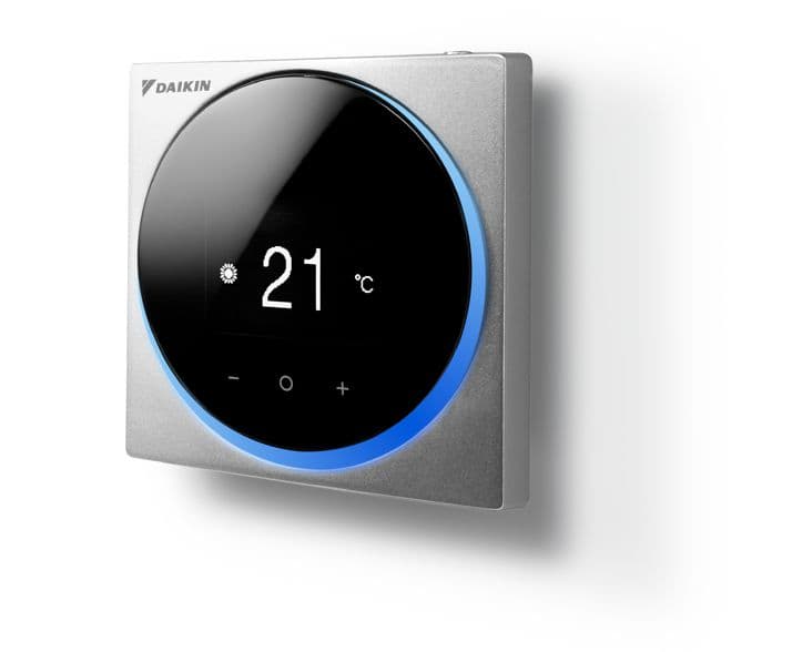 Daikin Madoka thermostaat — metallic zilver