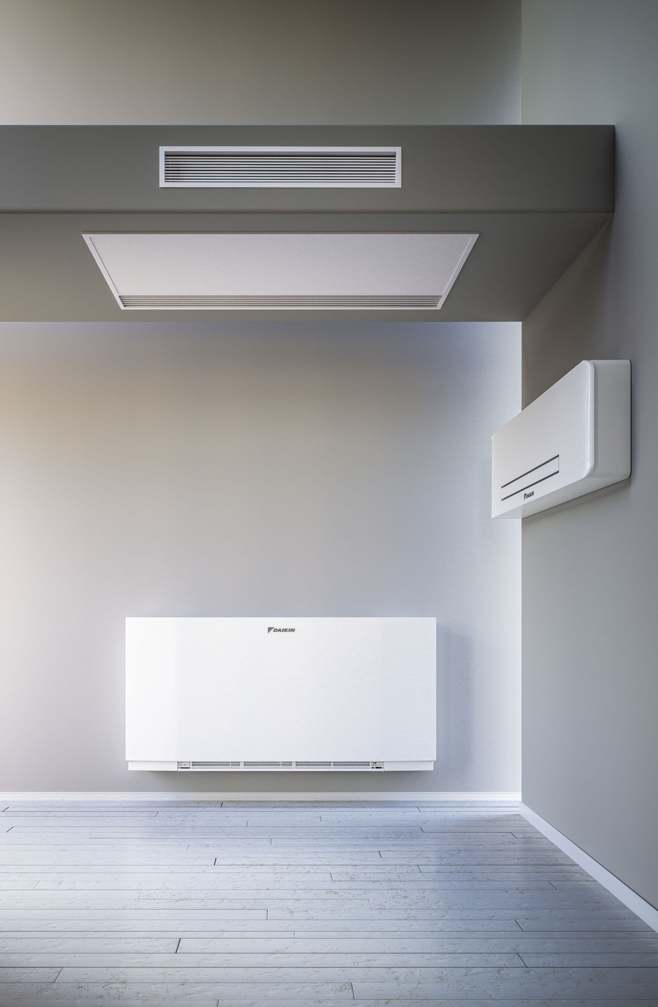 Daikin Altherma HPC warmtepomp-convectoren — FWXV, FWXT en FWXM lineup